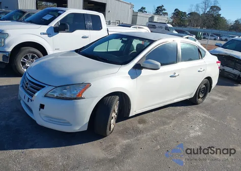 2013 Nissan Sentra S из США, поврежденный, VIN 3N1AB7AP0DL704441